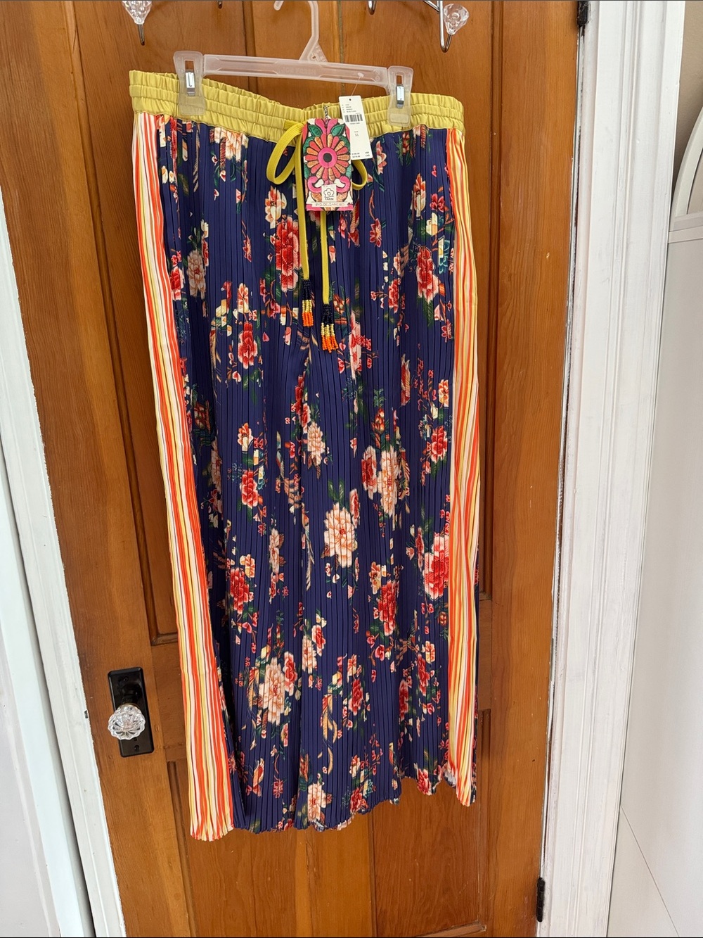 Farm Rio pleated palazzo pants